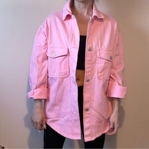 Pink Denim Jacket